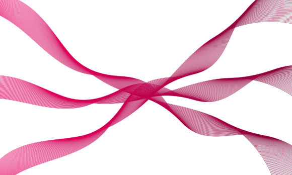 Abstract Background Vector Pink Color: Dynamic Waves and Lines